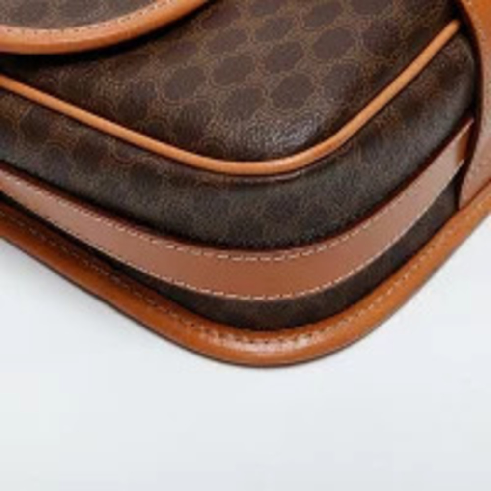 Celine Macadam Shoulder Bag Brown - Picture 6 of 13